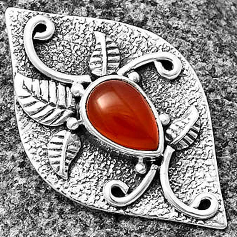 Natural Carnelian Pendant P-1518 SDP140745