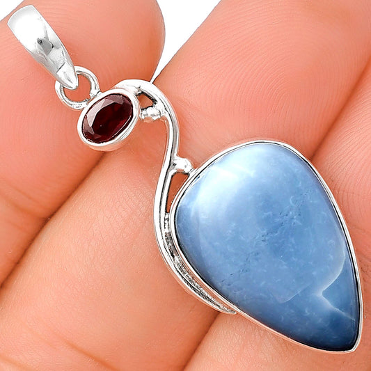 Natural Owyhee Opal & Garnet Pendant P-1026 SDP140908