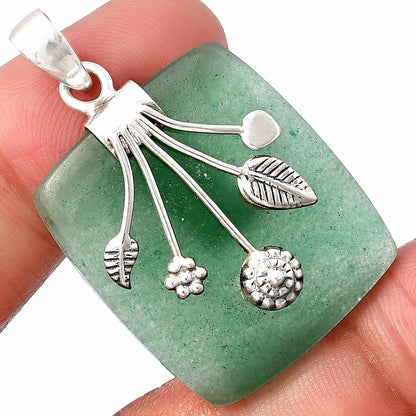 Natural Green Aventurine Pendant P-1647 SDP141235
