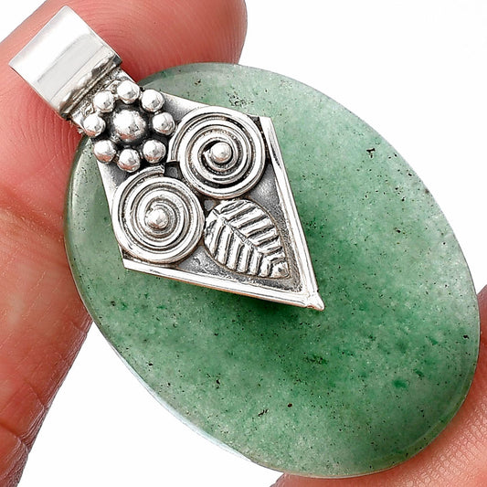 Natural Green Aventurine Pendant P-1649 SDP141239