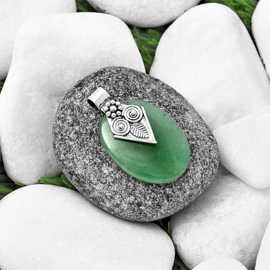 Natural Green Aventurine Pendant P-1649 SDP141239