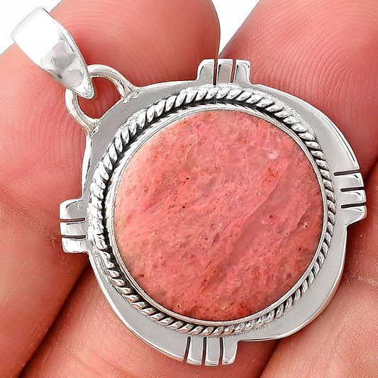 Natural Pink Tulip Quartz Pendant P-1463 SDP141246