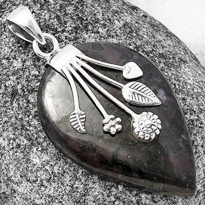 Natural Indigo Gabbro Pendant P-1647 SDP141288