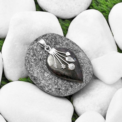 Natural Indigo Gabbro Pendant P-1647 SDP141288