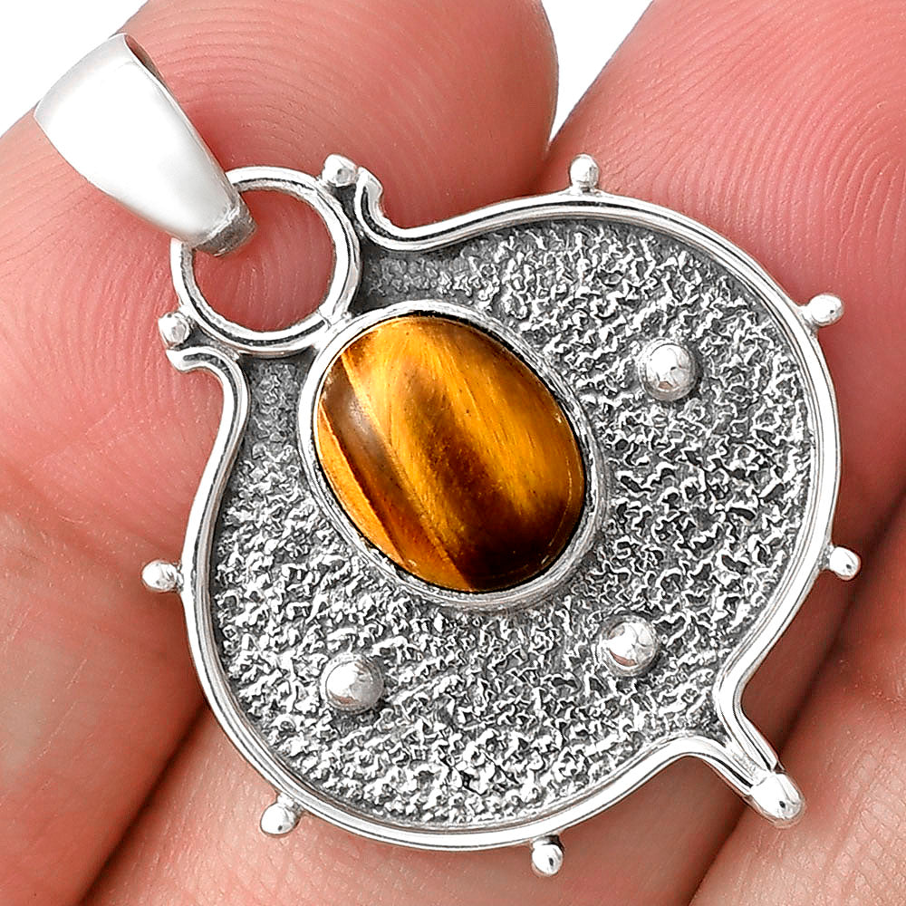 Natural Tiger Eye - Africa Pendant P-1403 SDP141315