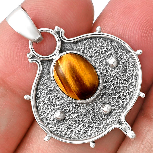 Natural Tiger Eye - Africa Pendant P-1403 SDP141315