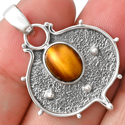 Natural Tiger Eye - Africa Pendant P-1403 SDP141316