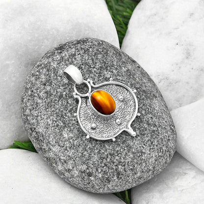 Natural Tiger Eye - Africa Pendant P-1403 SDP141316