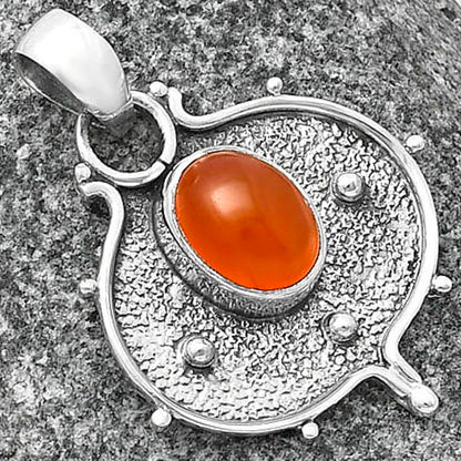 Natural Carnelian Pendant P-1403 SDP141318