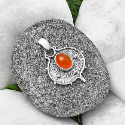 Natural Carnelian Pendant P-1403 SDP141318