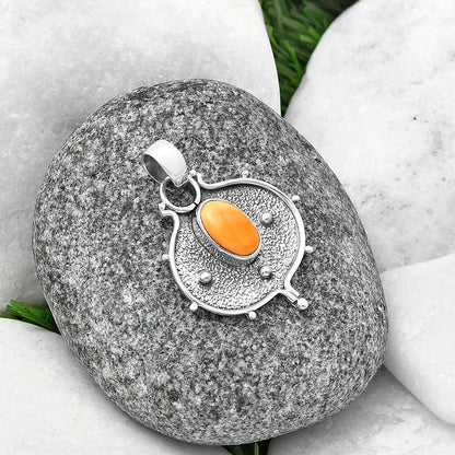 Natural Spiny Oyster Shell - Arizona Pendant P-1403 SDP141322