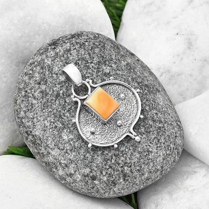 Natural Spiny Oyster Shell - Arizona Pendant P-1403 SDP141323