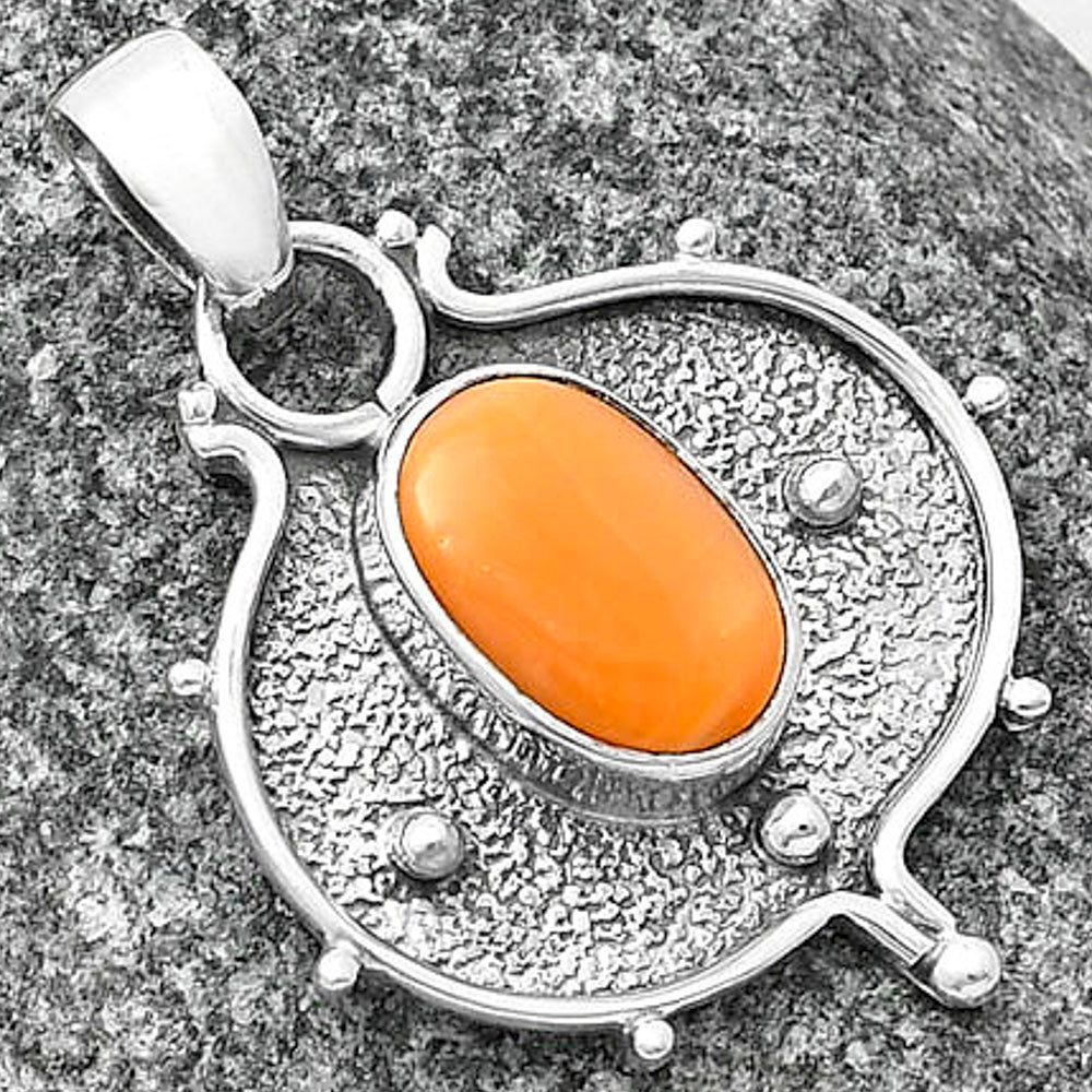 Natural Spiny Oyster Shell - Arizona Pendant P-1403 SDP141324