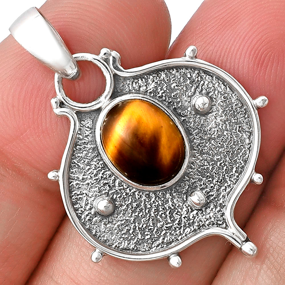 Natural Tiger Eye - Africa Pendant P-1403 SDP141327