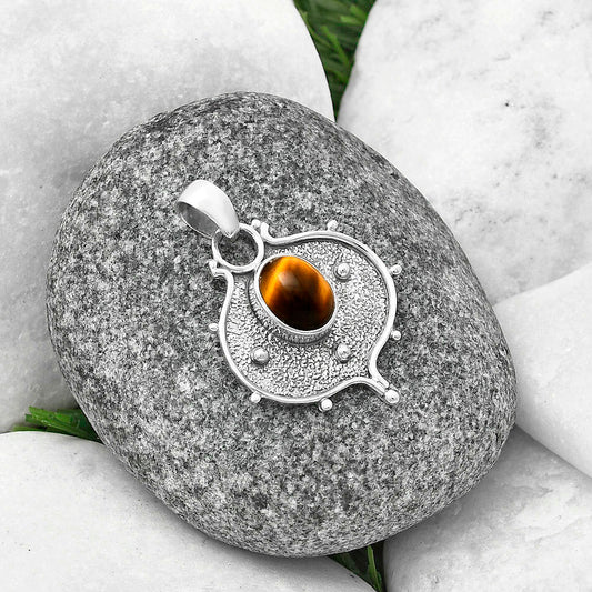 Natural Tiger Eye - Africa Pendant P-1403 SDP141327