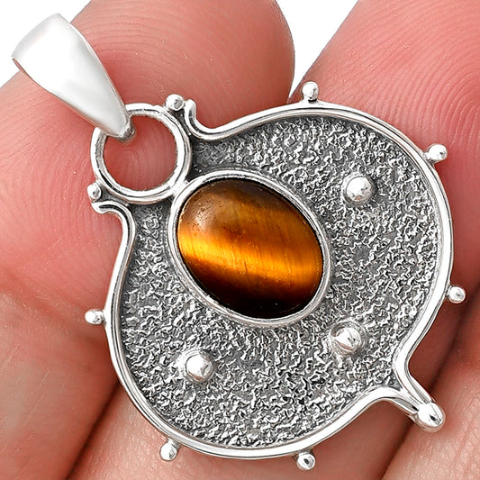 Natural Tiger Eye - Africa Pendant P-1403 SDP141332