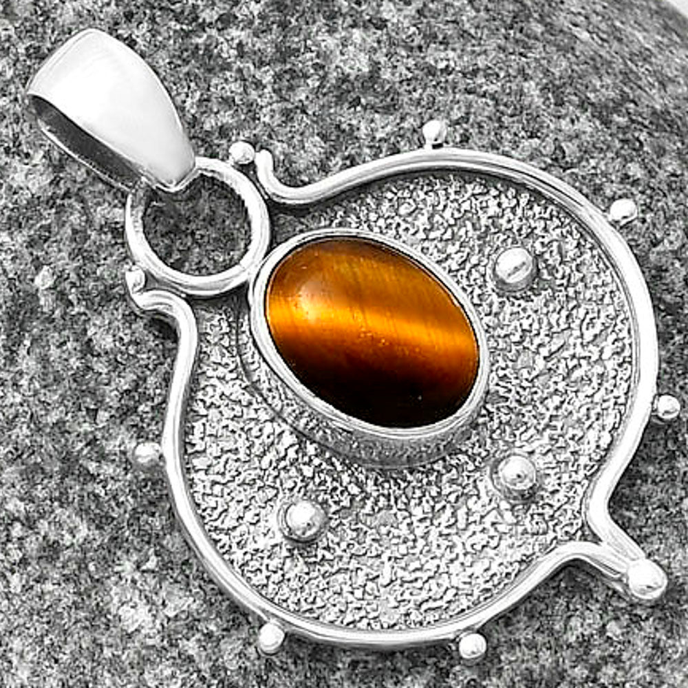Natural Tiger Eye - Africa Pendant P-1403 SDP141332