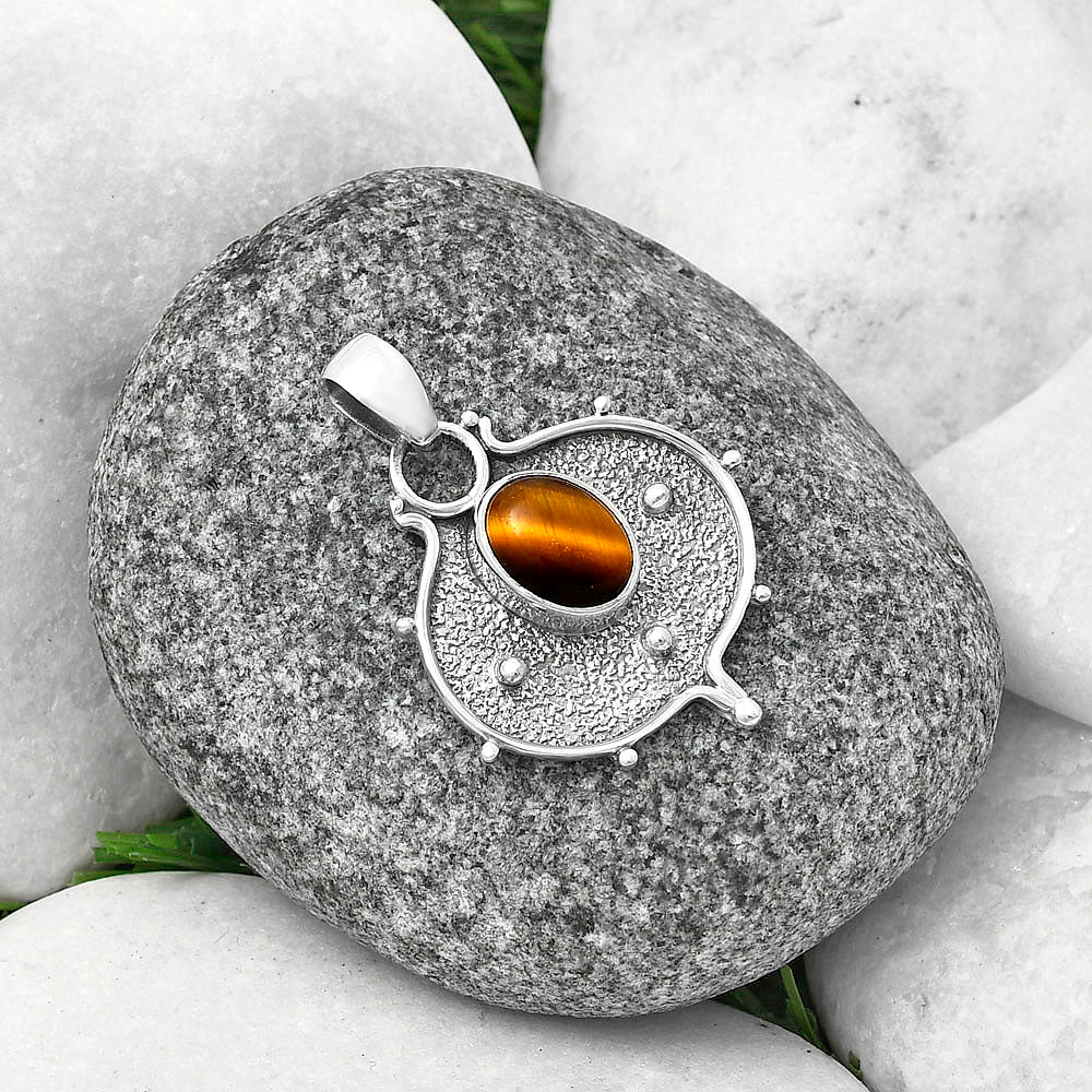 Natural Tiger Eye - Africa Pendant P-1403 SDP141332