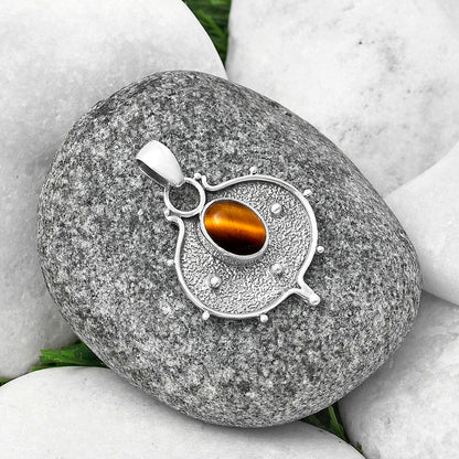 Natural Tiger Eye - Africa Pendant P-1403 SDP141332