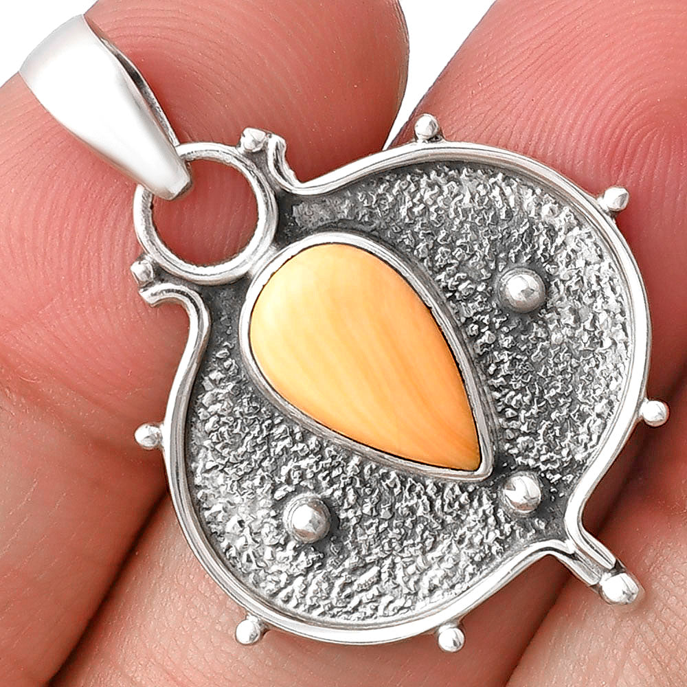 Natural Spiny Oyster Shell - Arizona Pendant P-1403 SDP141334