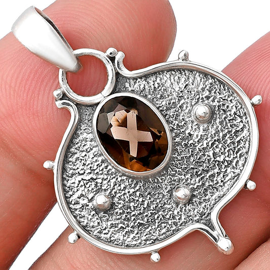 Natural Smoky Quartz - Brazil Pendant P-1403 SDP141337