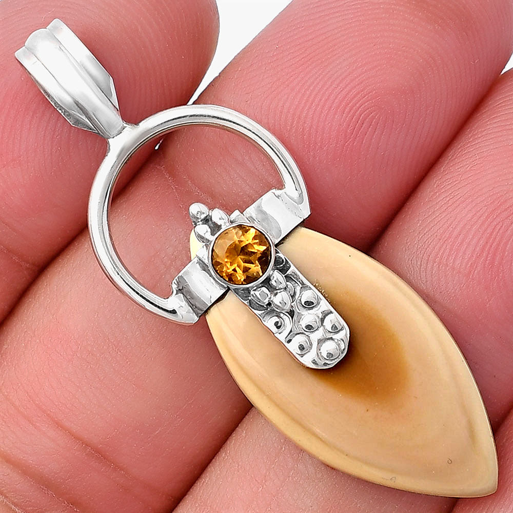 Imperial Jasper - Mexico & Citrine Pendant P-1723 SDP141663