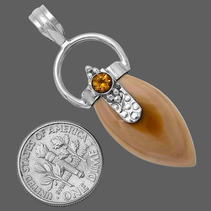 Imperial Jasper - Mexico & Citrine Pendant P-1723 SDP141663