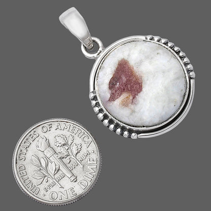Natural Pink Tourmaline in Quartz Pendant P-1326 SDP141711