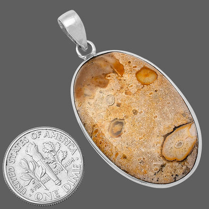 Natural Rock Calcy Pendant P-1001 SDP141769