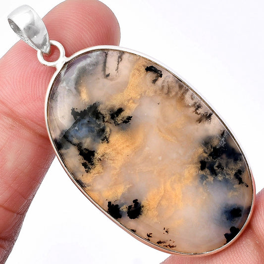 Natural Robinson Ranch Plume Agate Pendant P-1001 SDP141847