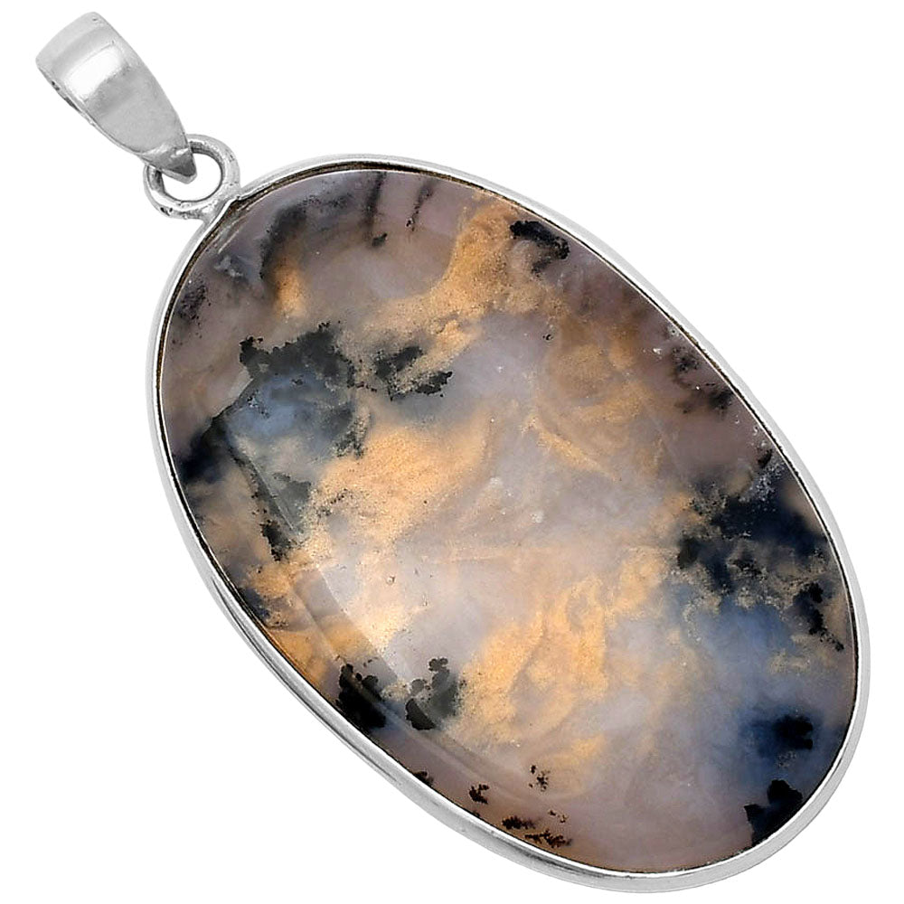 Natural Robinson Ranch Plume Agate Pendant P-1001 SDP141847