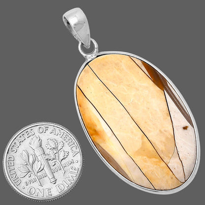 Natural Brecciated Mookaite Pendant P-1001 SDP141876