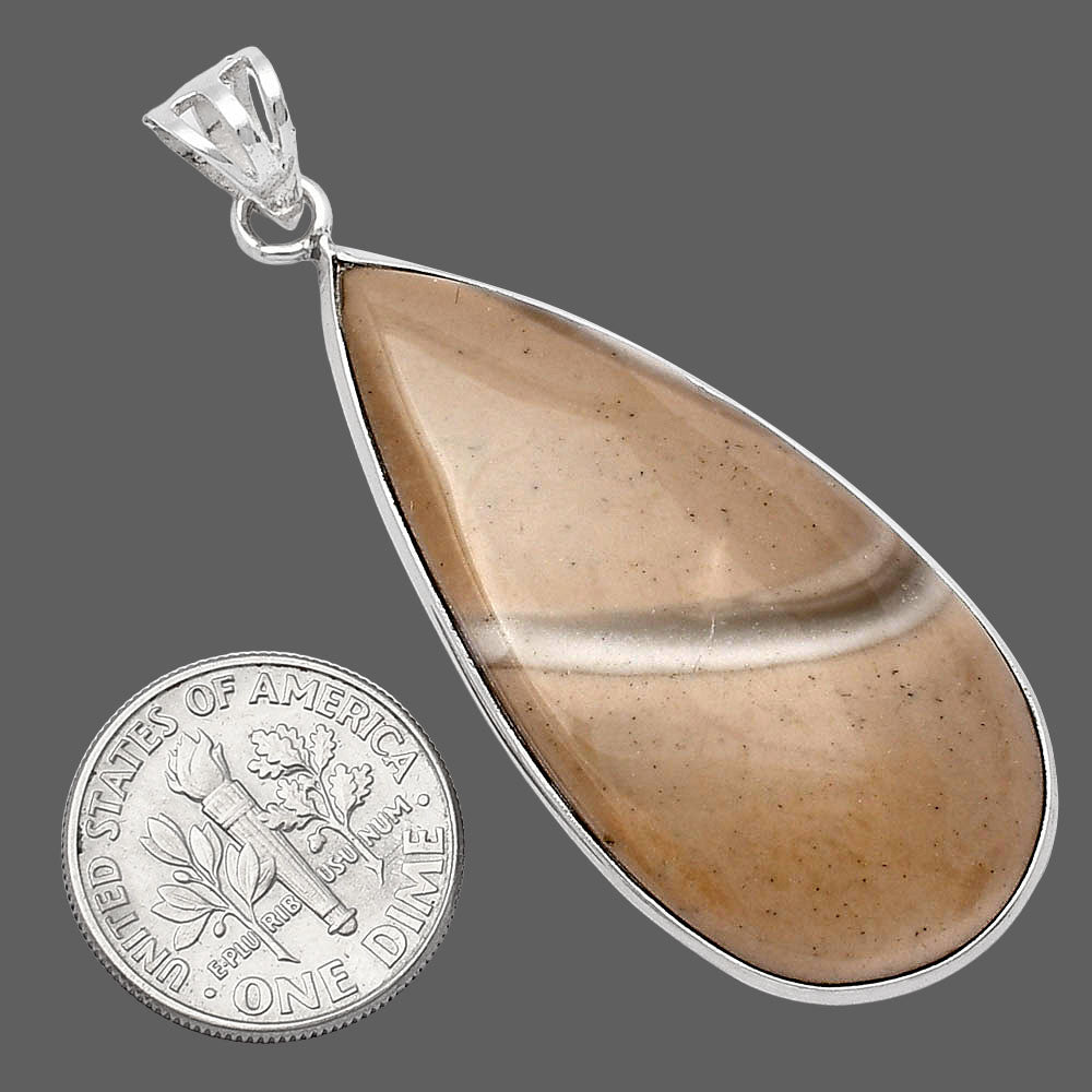 Natural Flint Stone Pendant P-1001 SDP141986