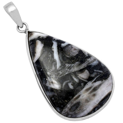 Natural Mexican Cabbing Fossil Pendant P-1001 SDP142016