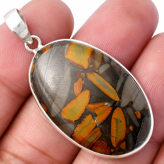 Natural Fruit Jasper Pendant P-1001 SDP142056