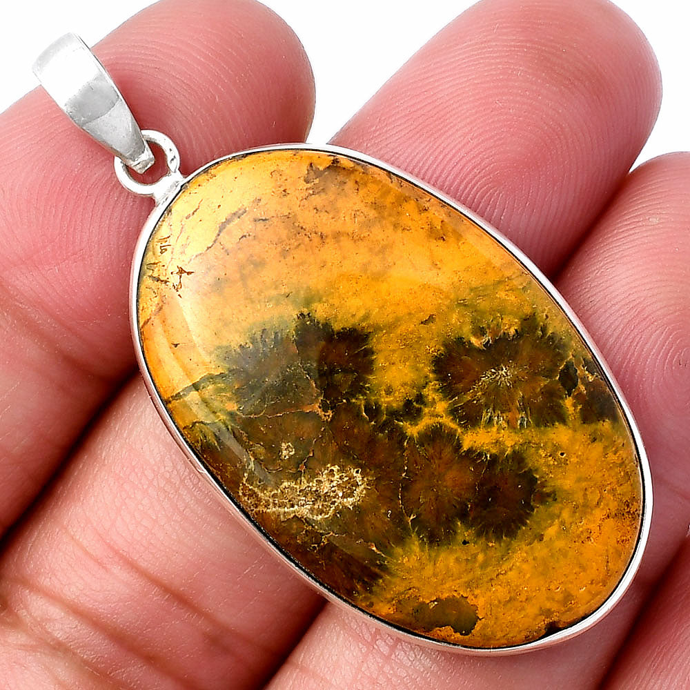 Natural Ocean Jasper - Madagascar Pendant P-1001 SDP142065