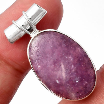 Natural Purple Lepidolite Pendant P-1304 SDP142832