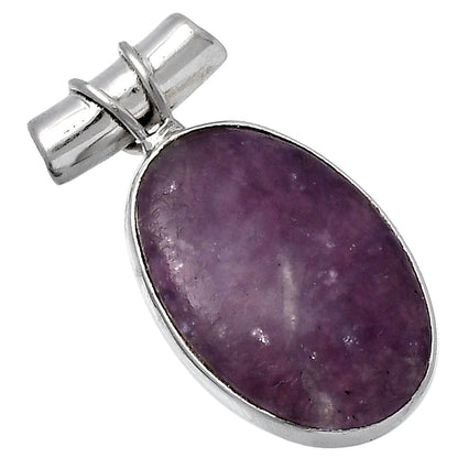 Natural Purple Lepidolite Pendant P-1304 SDP142832