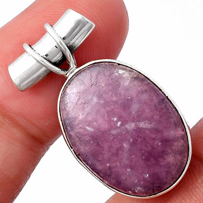 Natural Purple Lepidolite Pendant P-1304 SDP142833