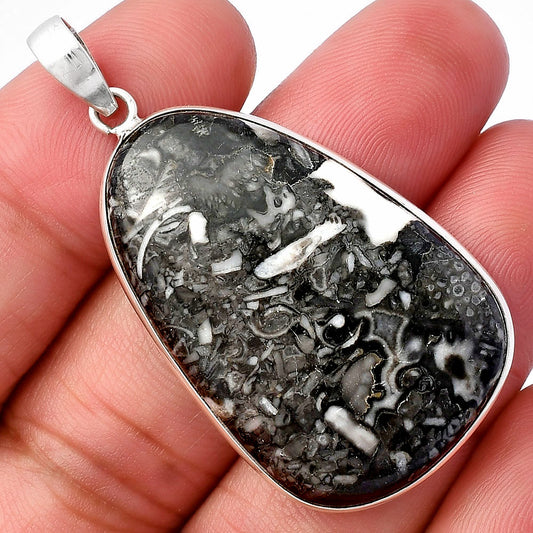 Natural Mexican Cabbing Fossil Pendant P-1001 SDP142895