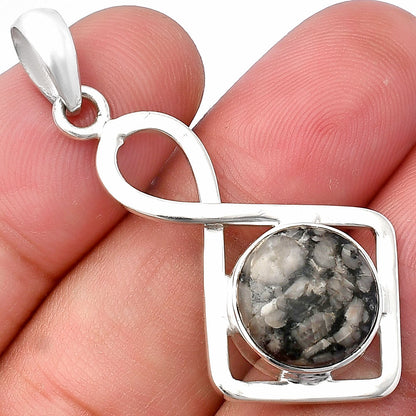 Natural Crinoid Fossil Coral Pendant P-1011 SDP143171
