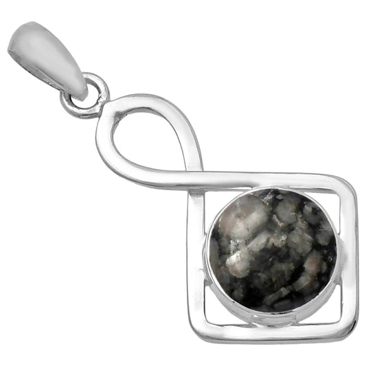 Natural Crinoid Fossil Coral Pendant P-1011 SDP143171