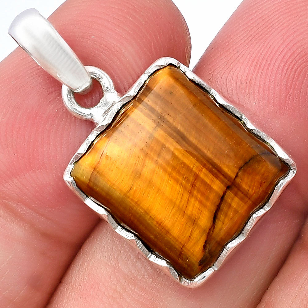 Natural Tiger Eye - Africa Pendant P-1325 SDP143201