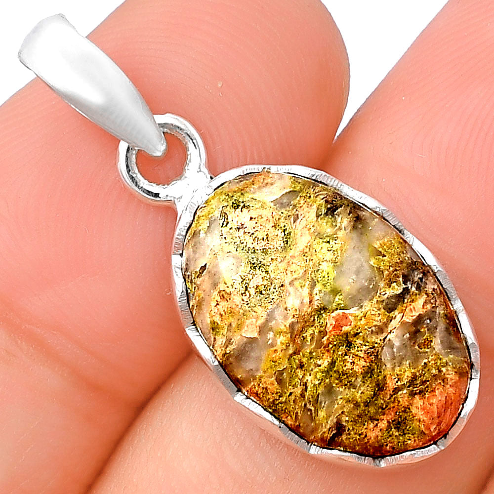 Natural Unakite Pendant P-1325 SDP143206