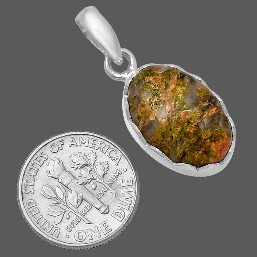 Natural Unakite Pendant P-1325 SDP143206