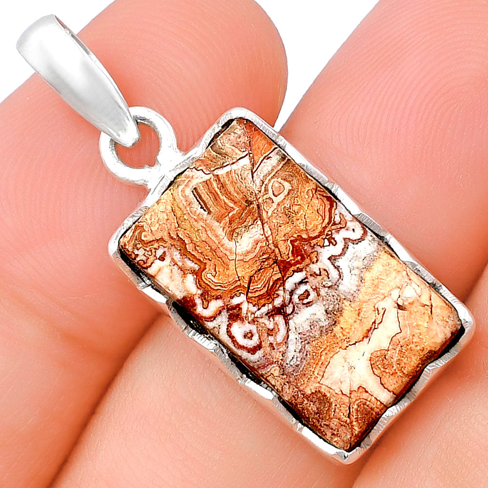Natural Rosetta Picture Jasper Pendant P-1325 SDP143215
