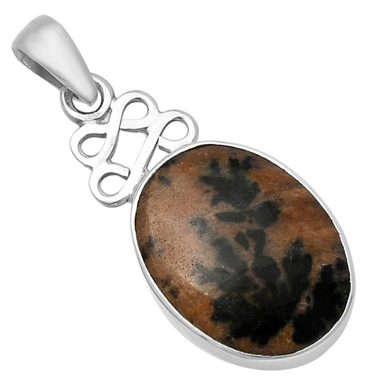 Natural Russian Honey Dendrite Opal Pendant P-1554 SDP143255