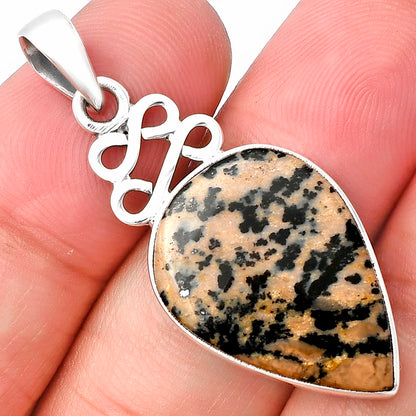 Natural Russian Honey Dendrite Opal Pendant P-1554 SDP143261