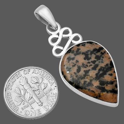 Natural Russian Honey Dendrite Opal Pendant P-1554 SDP143261