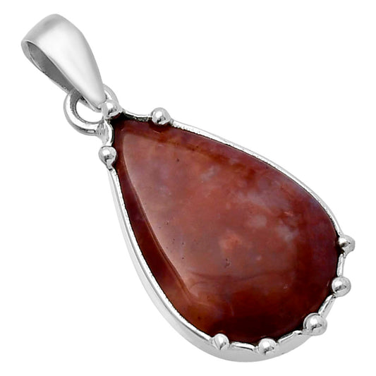 Natural Red Moss Agate Pendant P-1349 SDP143278